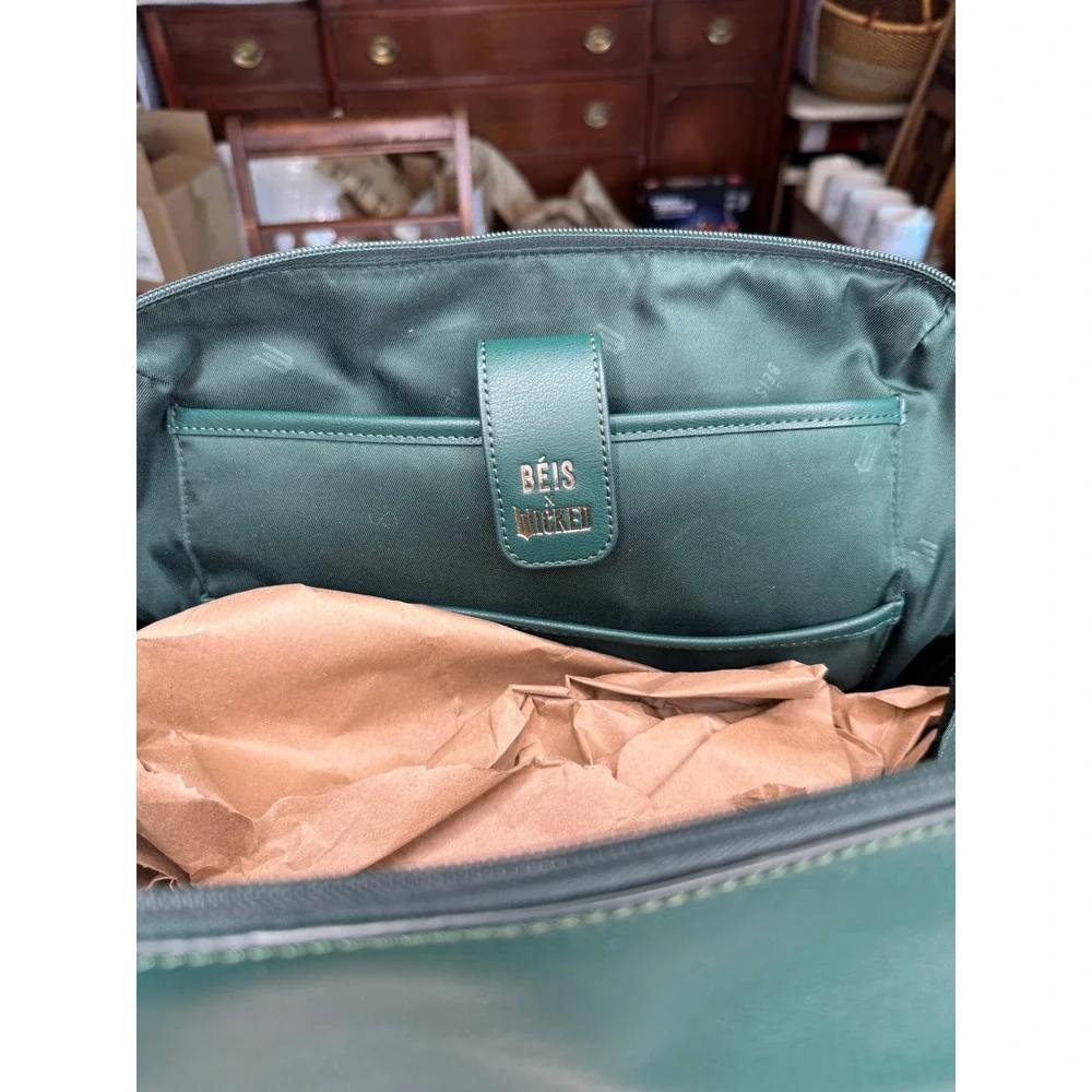 BEIS x Wicked Elphaba Backpack Emerald Green Vegan